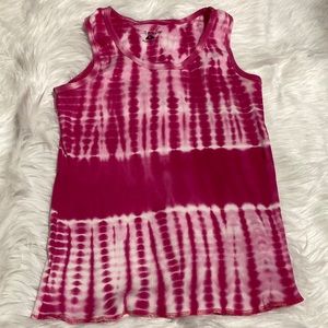 ativa Pink Tiedye tank top